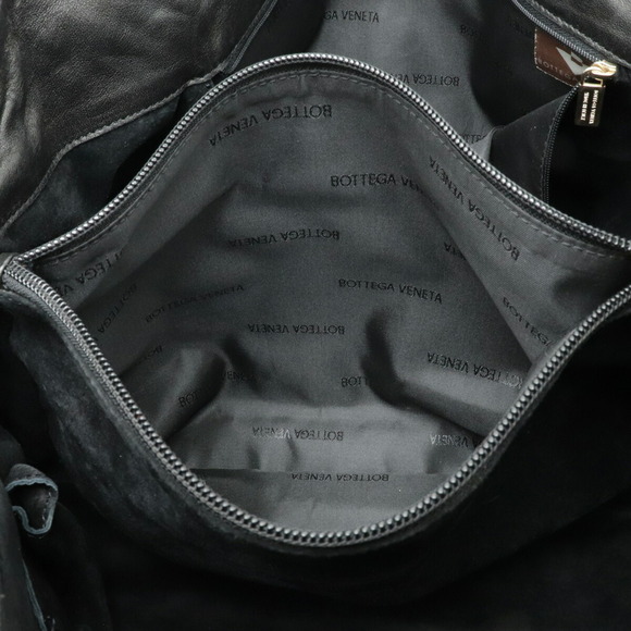 Bottega Veneta Intrecciato Black Leather Tote - Picture 6 of 8